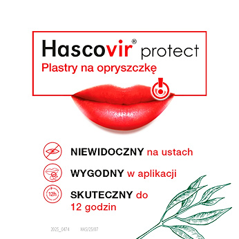 Hascovir Protect, 15 plastrów