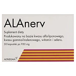 ALAnerv kapsułki ze składnikami wspierającymi układ nerwowy, 30 szt.