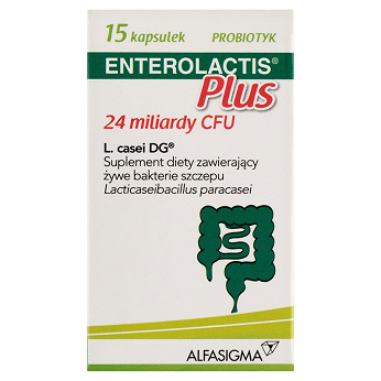 Enterolactis Plus, 15 kapsułek