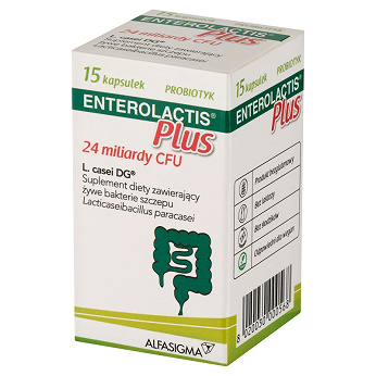 Enterolactis Plus, 15 kapsułek
