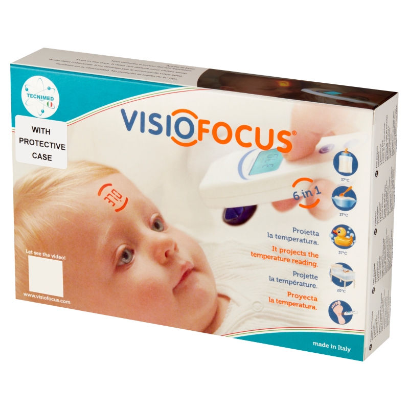 Termometr bezdotykowy VISIOFOCUS 06400, z etui, 1 szt.
