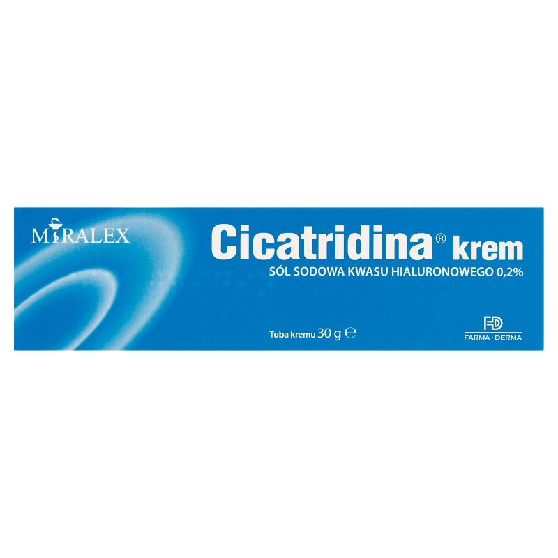 Cicatridina krem do gojenia ran powierzchownych i głębokich, tuba 30 g
