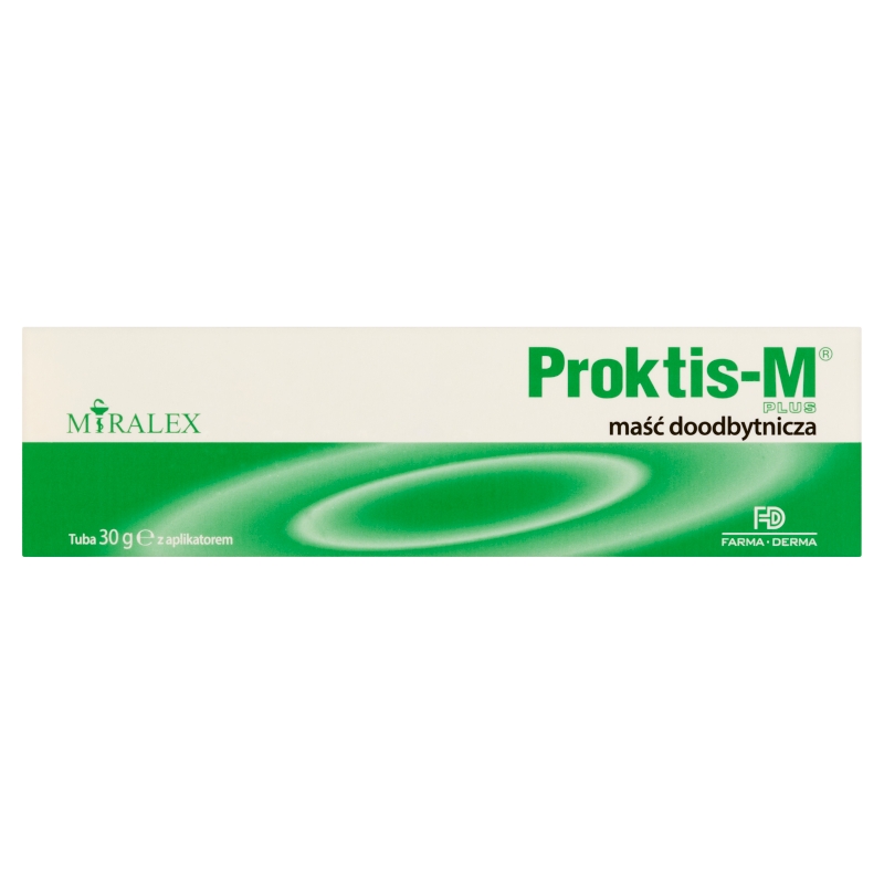 Proktis-M plus, maść na regenerację błony śluzowej kanału odbytu i odbytnicy, tuba 30 g