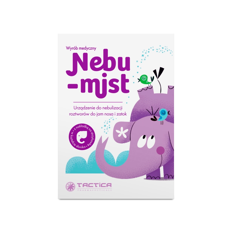 Nebu-Mist urządzenie do nebulizacji roztworów do jam nosa i zatok, 1 szt.