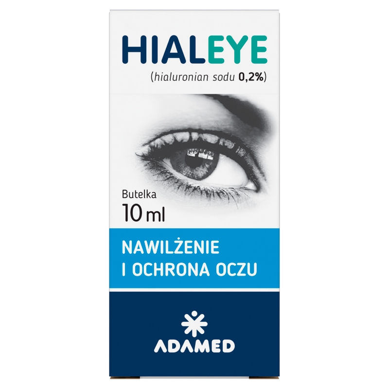 Hialeye 0,2%, krople nawilżające i ochronne do oczu, butelka 10 ml
