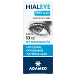 Hialeye Free roztwór 0,4% nawilżający, nawadniający i ochronny do oczu, butelka 10 ml