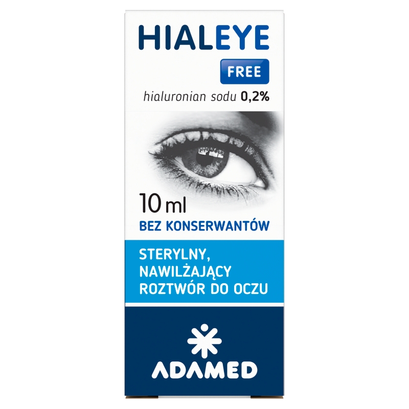 Hialeye Free 0,2% , roztwór, krople sterylne nawilżające do oczu, 10 ml