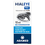 Hialeye Free 0,2% roztwór, krople sterylne nawilżające do oczu, 10 ml