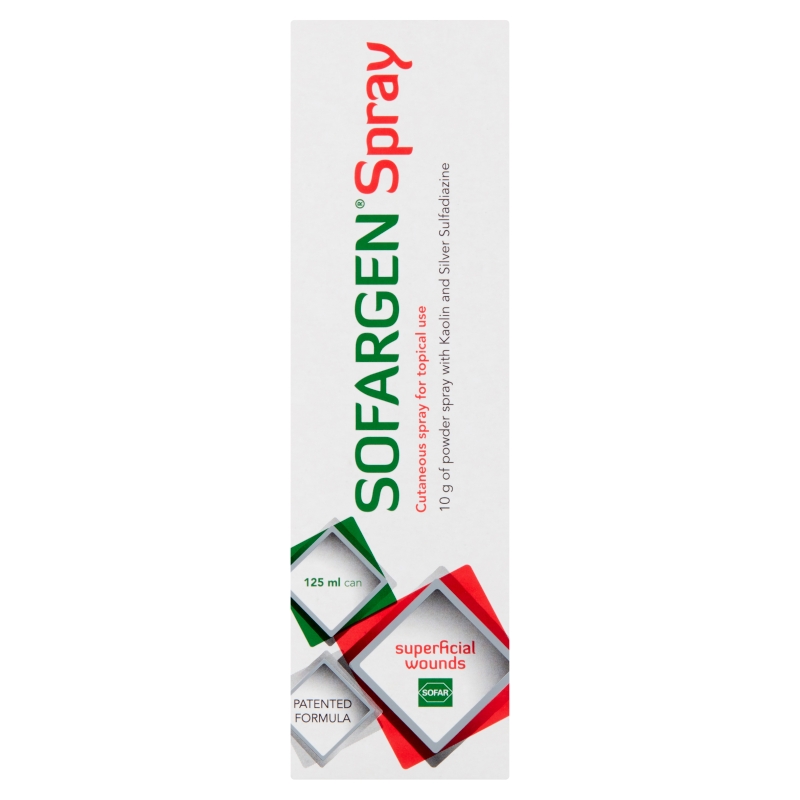 Sofargen Spray na rany i oparzenia 125 ml
