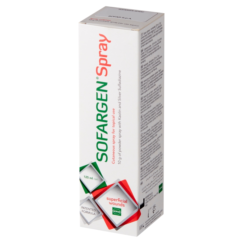 Sofargen, Spray na rany i oparzenia 125 ml
