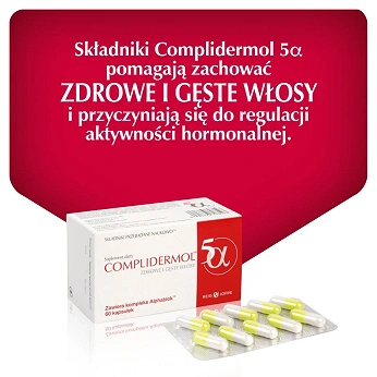 Complidermol 5alfa, 60 kapsułek