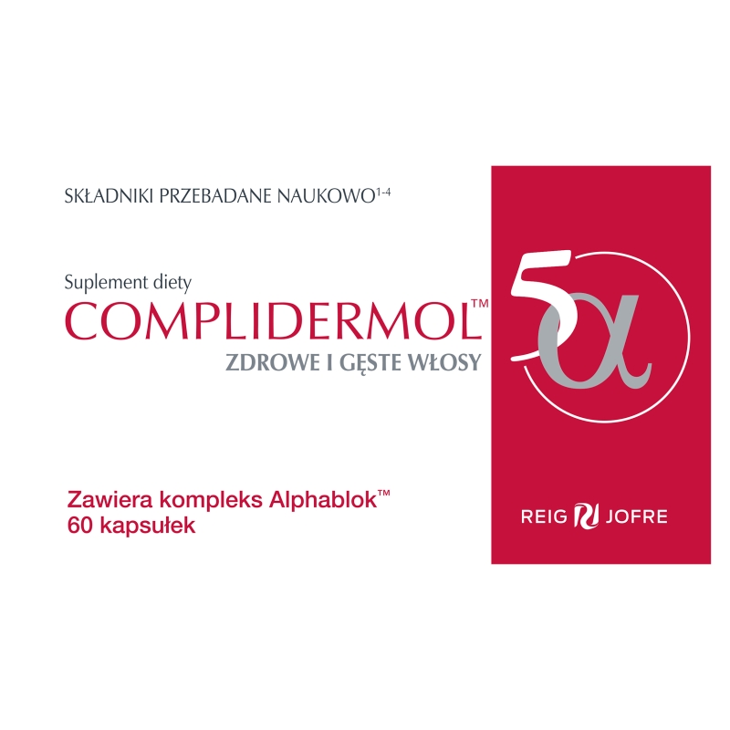 Complidermol 5alfa 60 kapsułek