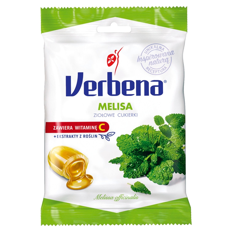 Cukierki Verbena Melisa cukierki o właściwościach uspokajających, 60 g
