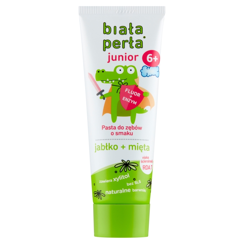 Biała Perła Junior pasta do zębów dla dzieci 6+, 75 ml