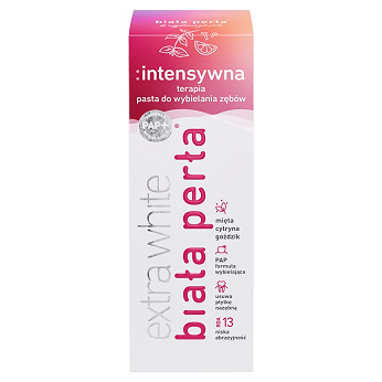 Biała Perła Intensywna Terapia Wybielania Zębów, pasta do zębów, 75 ml