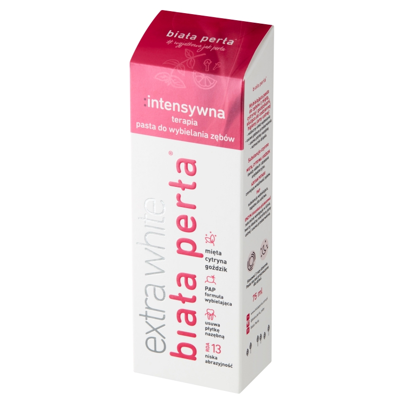 Biała Perła Intensywna Terapia Wybielania Zębów, pasta do zębów, 75 ml