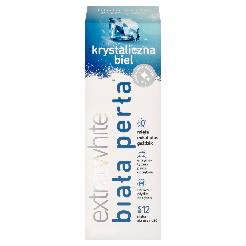 Biała Perła Krystaliczna Biel pasta do zębów wybielająca, 75 ml