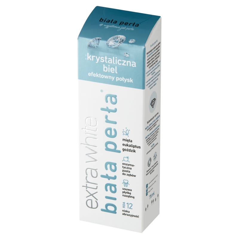 Biała Perła Krystaliczna Biel, pasta do zębów wybielająca, 75 ml