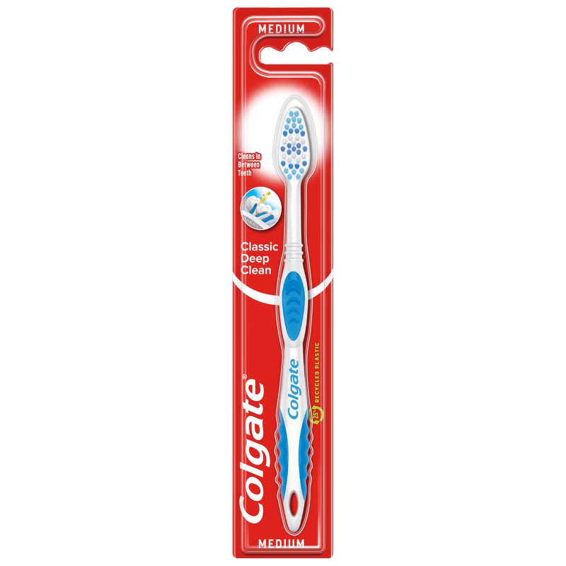Colgate Classic  szczoteczka do zębów o średniej miękkości włosia, 1 szt.