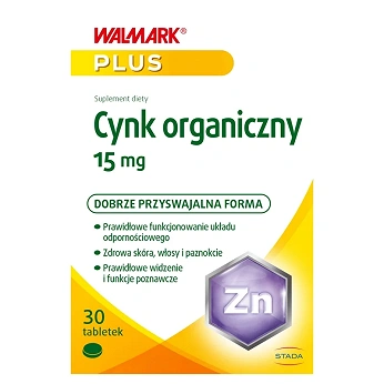 Cynk, kapsułki ze składnikami wspierającymi odporność, 30 szt.