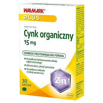 Cynk, kapsułki ze składnikami wspierającymi odporność, 30 szt.