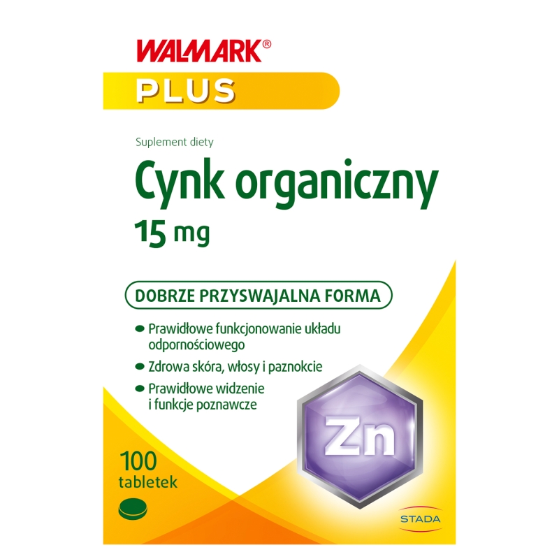 Cynk  kapsułki ze składnikami wspierającymi odporność, 100 szt.  