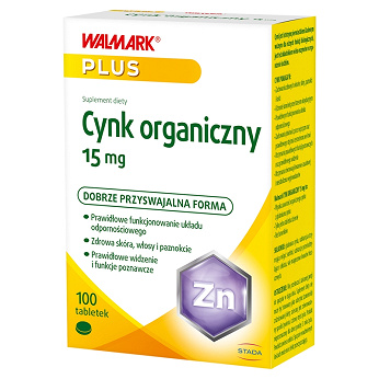 Cynk , kapsułki ze składnikami wspierającymi odporność, 100 szt.