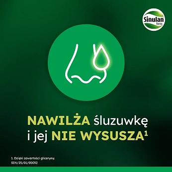 Sinulan Express Forte, aerozol udrażniający nos, łagodzący ból zatok, butelka 15 ml