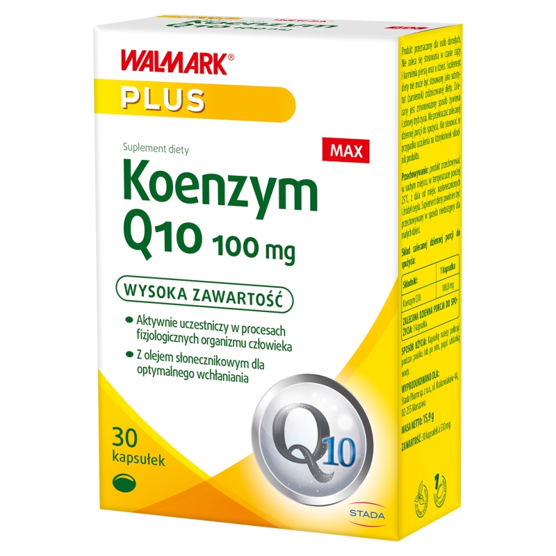 Koenzym Q10, kapsułki z koenzymem, 30 szt.