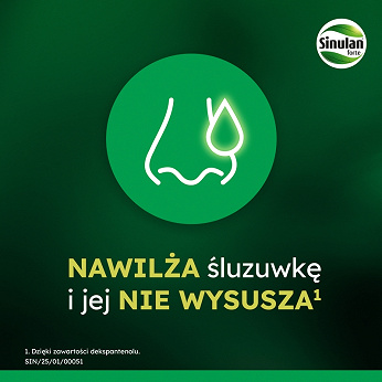 Sinulan Express Forte Junior, aerozol udrażniający nos dla dzieci, 20 ml