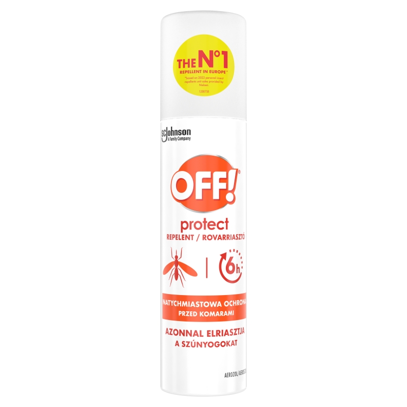 OFF! Protect , aerozol przeciw komarom i kleszczom, 100 ml