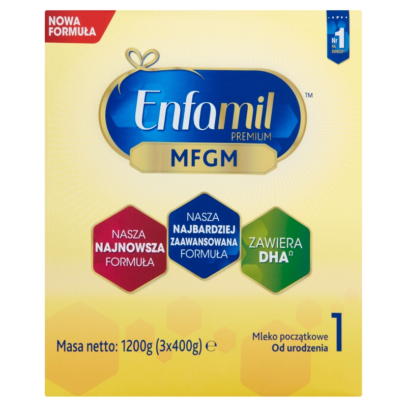 Enfamil 1 Premium, mleko modyfikowane początkowe, 1200 g