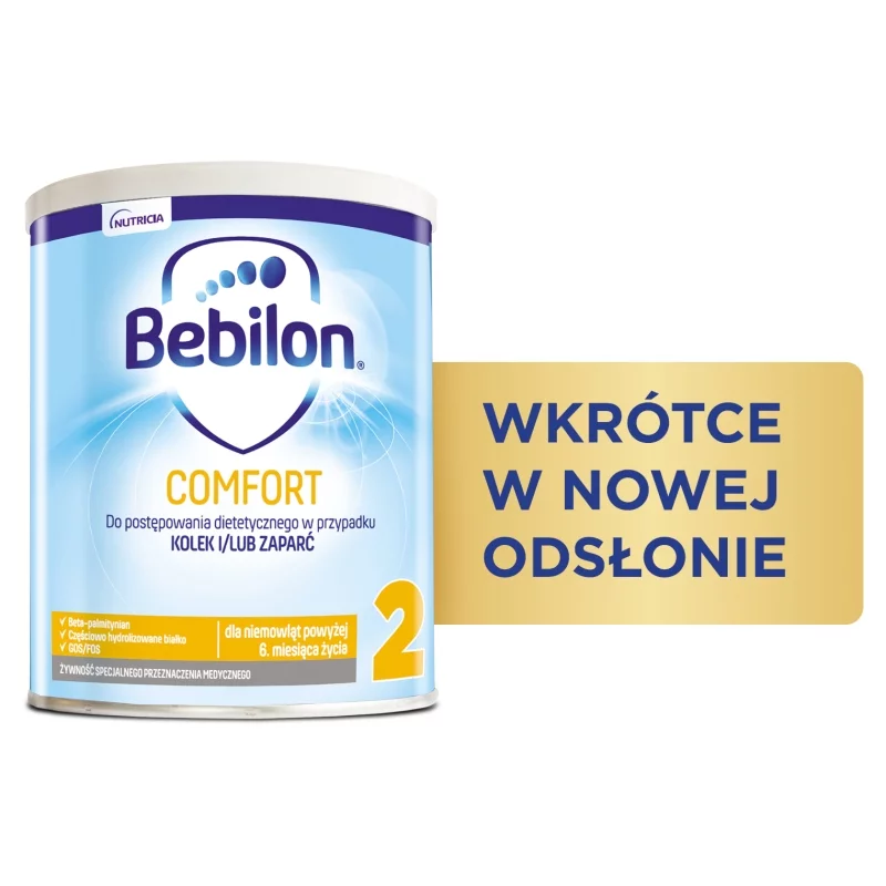 Bebilon ProExpert COMFORT 2, mleko modyfikowane w proszku po 6 miesiącu życia, 400 g