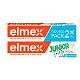 Elmex Junior duopack, pasta do zębów chroniąca przed próchnicą, 2 x 75 g pasta do zębów chroniąca przed próchnicą, 2 x 75 g