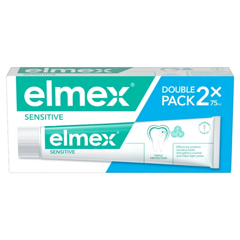 Elmex Sensitive pasta do zębów, 2 x 75 ml