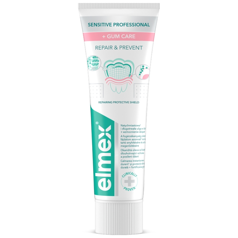 Elmex Sensitive Professional Repair & Prevent, pasta do zębów dla osób z nadwrażliwością, 75 ml