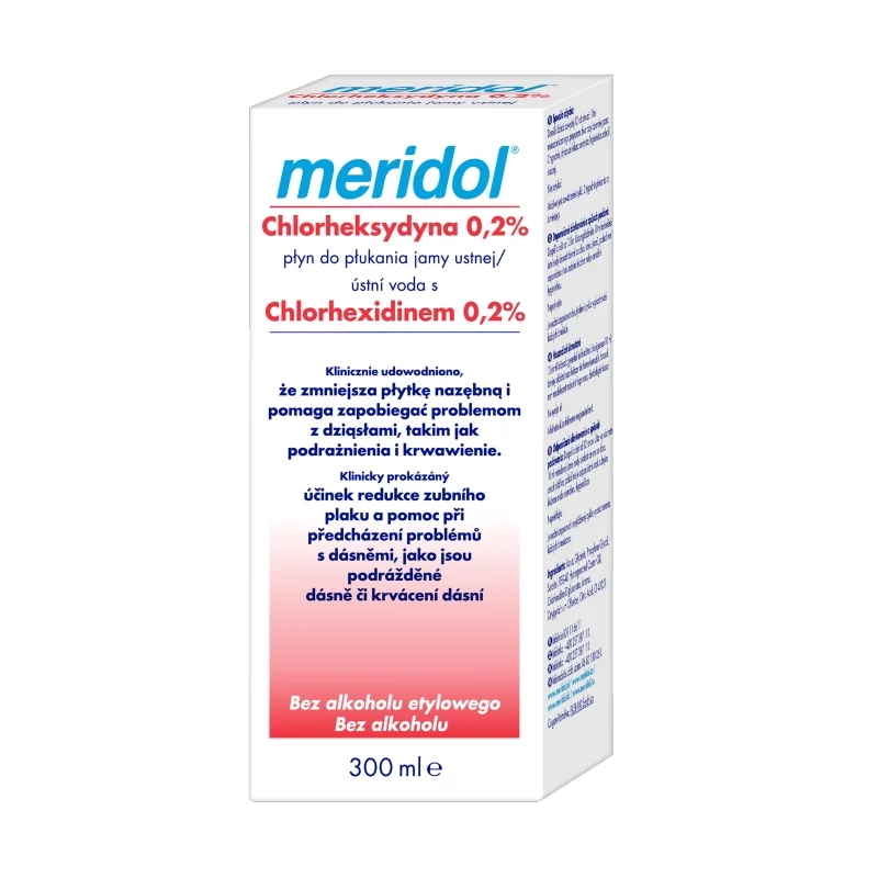 MERIDOL Chlorheksydyna 0,2%  płyn do płukania jamy ustnej, 300 ml