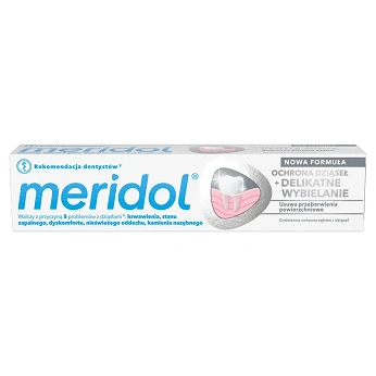 Meridol Ochrona Dziąseł I Delikatne Wybielanie, 75 ml
