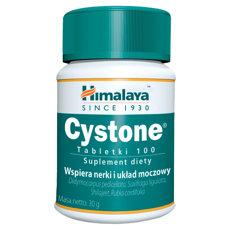 HIMALAYA Cystone , tabletki ze składnikami wspierającymi funkcjonowanie nerek i układu moczowo-płciowego, 100 szt.