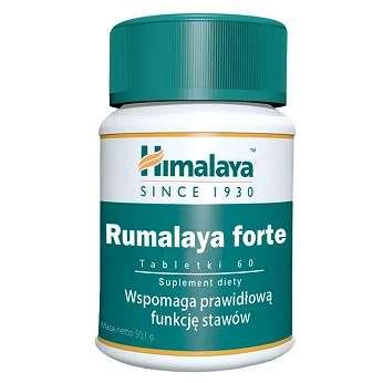 HIMALAYA Rumalaya Forte, tabletki ze składnikami wspierającymi prawidłową funkcję stawów, 60 szt.
