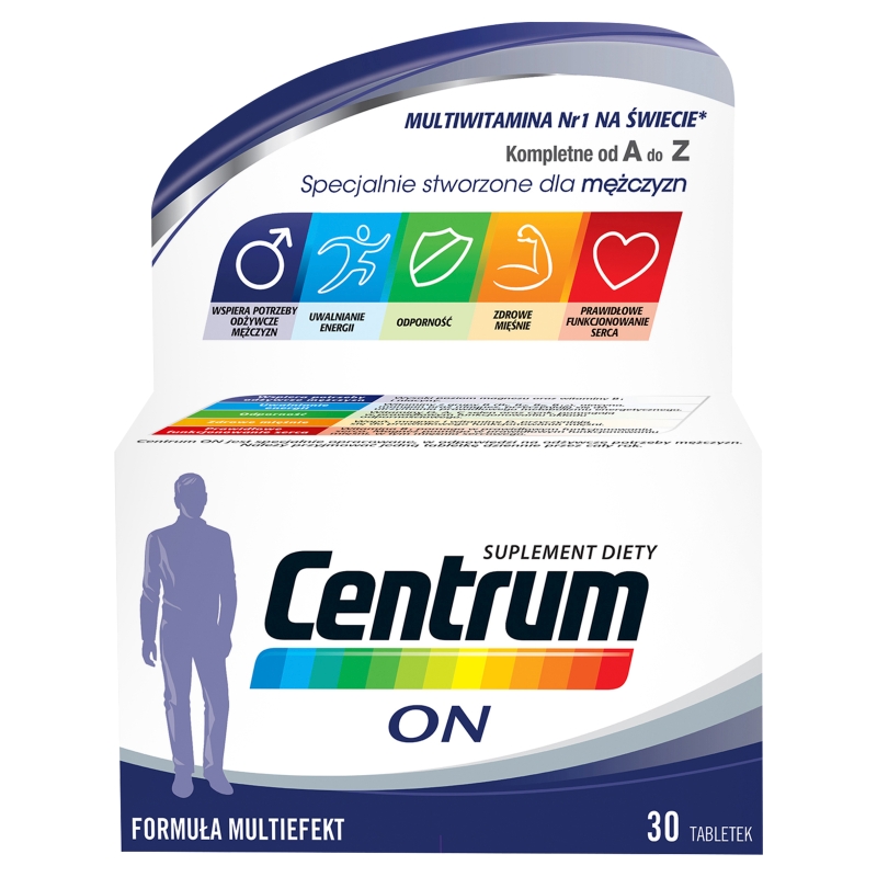 Centrum ON, tabletki  ze składnikami wspomagającymi odporność, 30 szt.