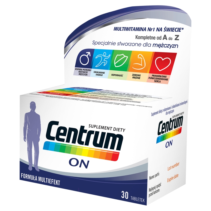 Centrum ON, tabletki  ze składnikami wspomagającymi odporność, 30 szt.