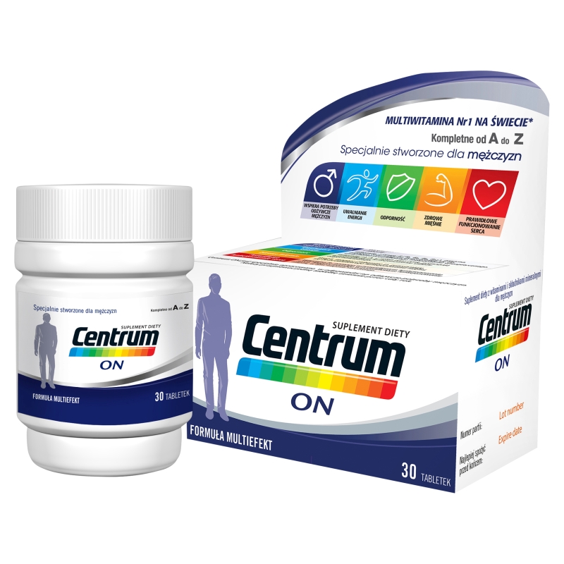 Centrum ON, tabletki  ze składnikami wspomagającymi odporność, 30 szt.