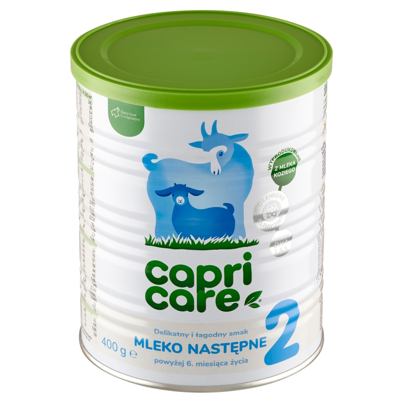 Capricare 2, mleko kozie modyfikowane dla dzieci powyżej 6 miesiąca życia, 400 g