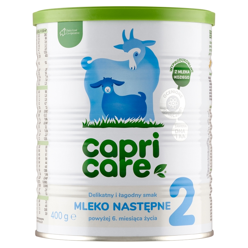 Capricare 2, mleko kozie modyfikowane dla dzieci powyżej 6 miesiąca życia, 400 g