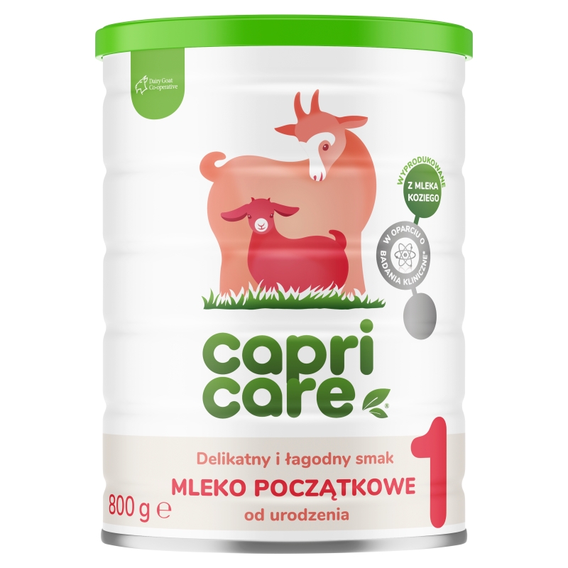 Capricare 1, mleko początkowe modyfikowane oparte na mleku kozim, 800 g