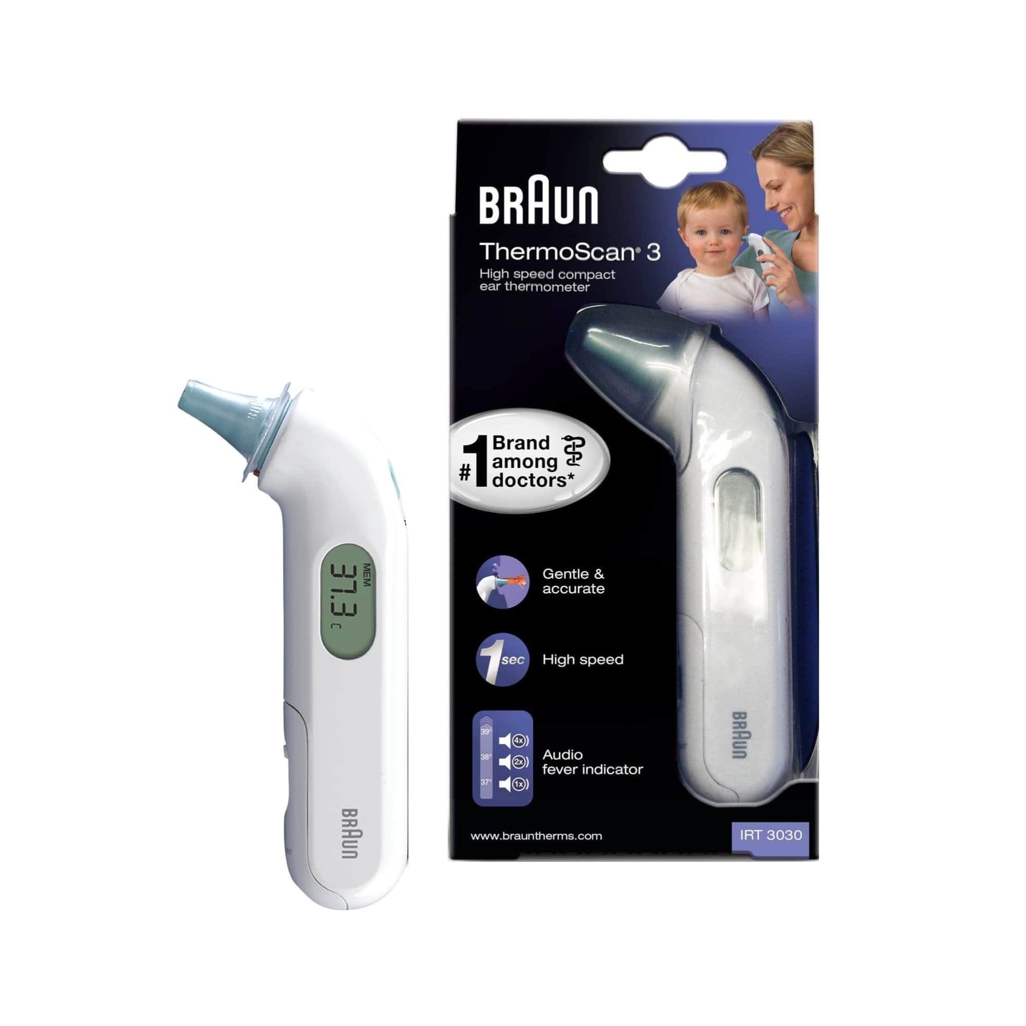 Termometr do ucha Braun, IRT3030 Thermosca, 1 szt.