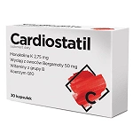 Cardiostatil  kapsułki ze składnikami wspierającymi w utrzymaniu prawidłowego stężenia cholesterolu we krwi, 30 szt.