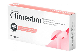 Climeston, tabletki ze składnikami łagodzącymi objawy menopauzy, 30 szt.
