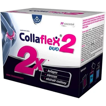Collaflex DUO , saszetki ze składnikami pomagającyni uzupełnić niedobory kolagenu, 30 szt.